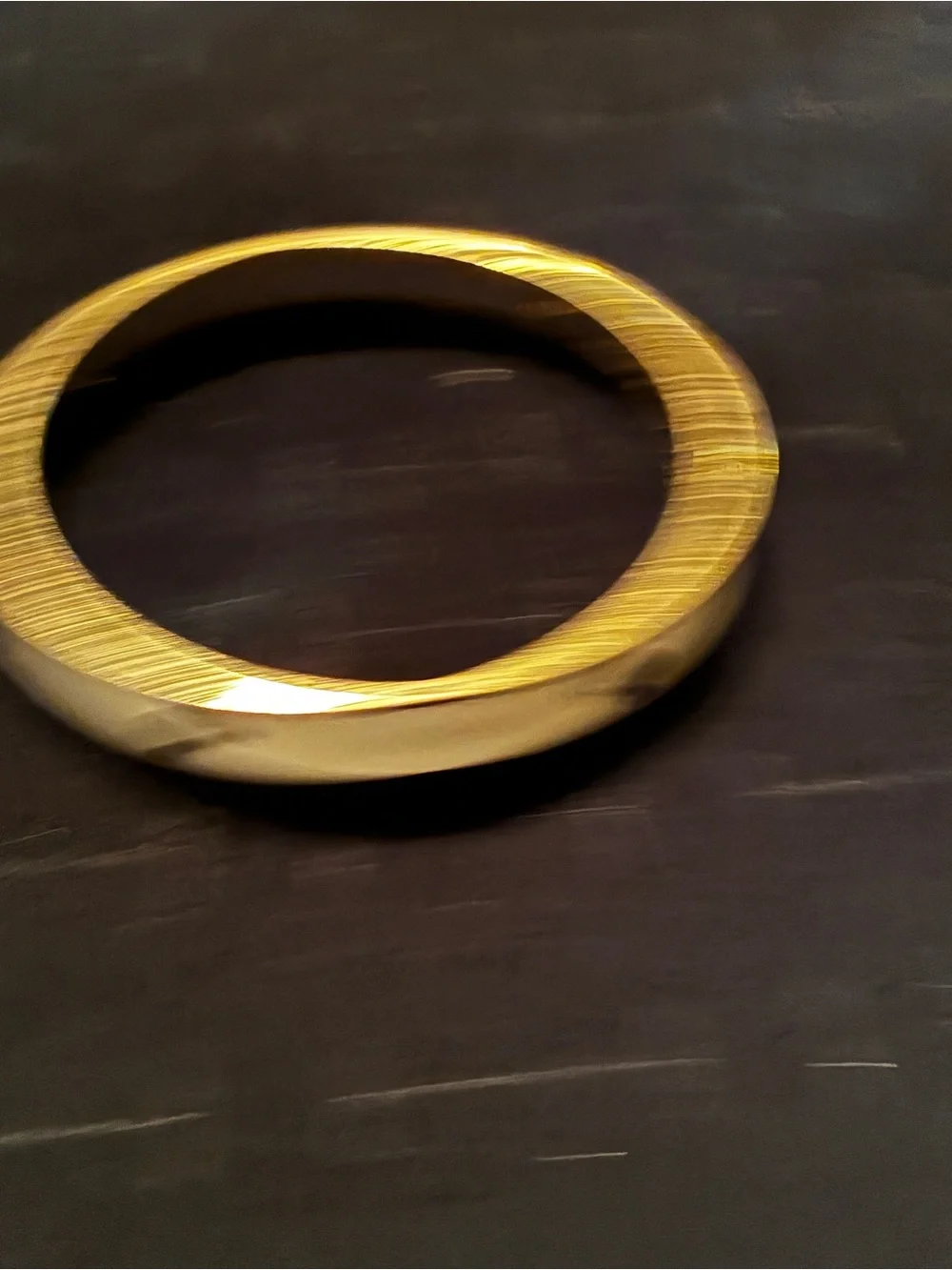 Kate Spade Gold-Tone Cream Enamel Heart Bangle Bracelet - Picture 4 of 5
